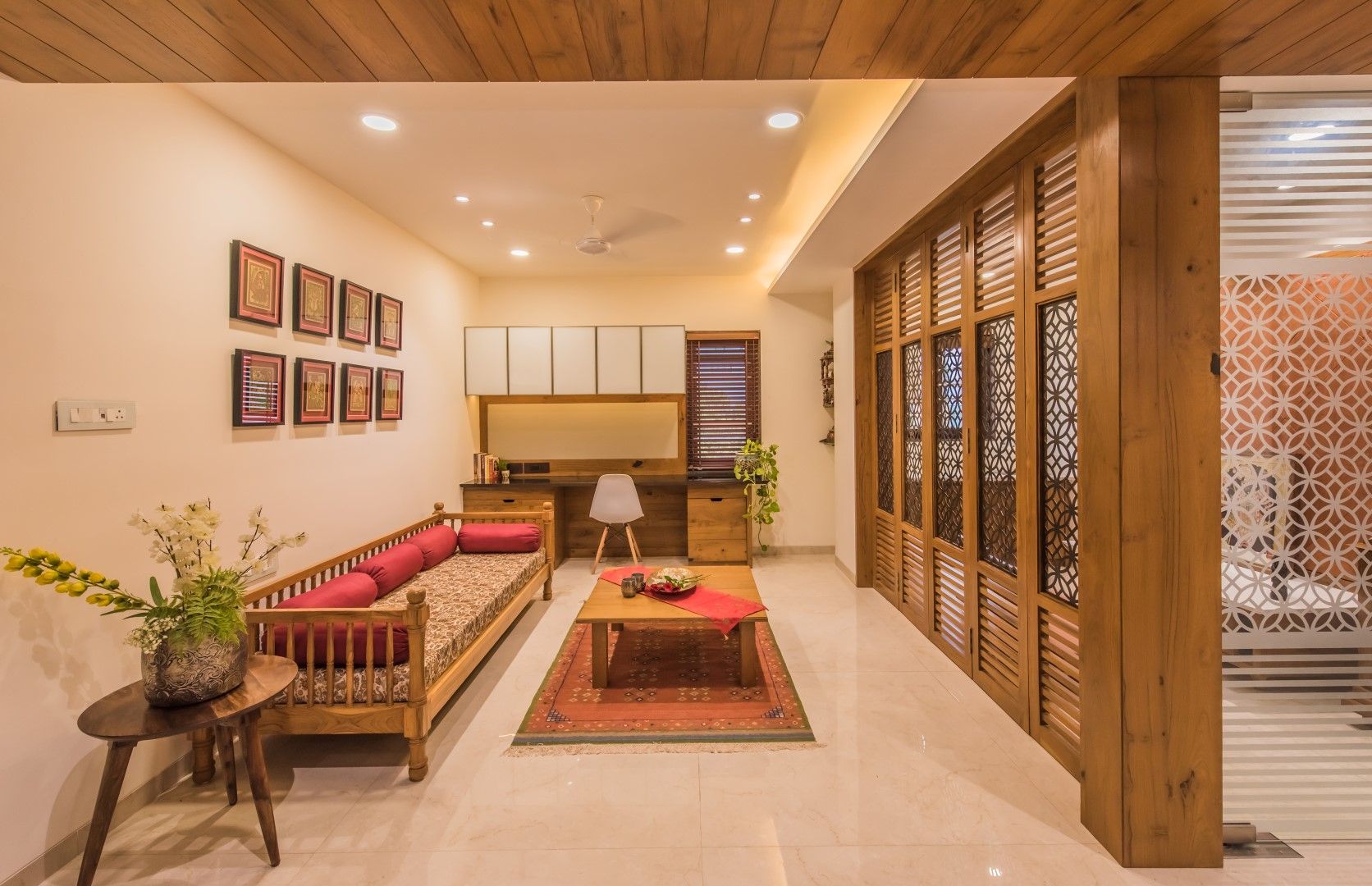 Contemporary Indian Style Apartment Interiors | Indian interior design