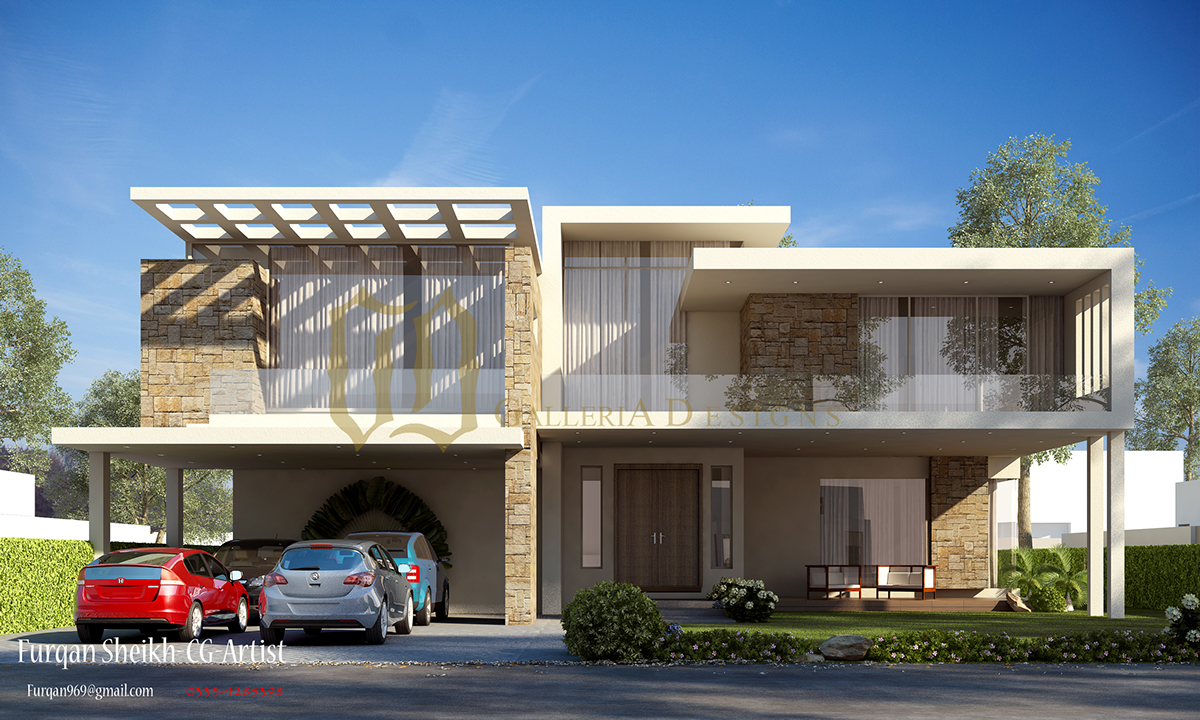 2 Kanal House Design By Galleria Design on Behance