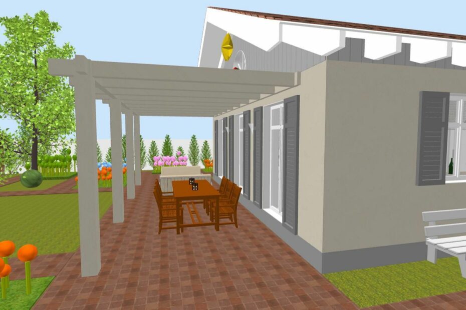 sweet home 3d para android Toit styledevie veranda sweethome3d