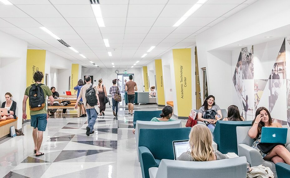 education for interior design Break out areas?