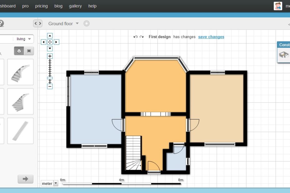 home floor plan design software free download Floorplanner houseplanshelper grundriss groundfloor roomstyler ideas4homes kostenlose alqu