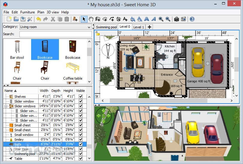 sweet home 3d landscape design Sweet home 3d mac 6.4